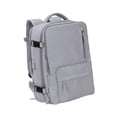 thumbnail image 2 of Bolsa de viaje de gran capacidad, mochila para hombre, bolsa de almacenamiento impermeable, accesorios con Gris, 2 of 9
