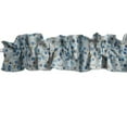 thumbnail image 2 of Small Flowers Allover Print Cotton Curtain Sleeve Topper Window Treatment, 2 of 7