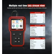 OBD2 Scanner with Upgrade Battery Tester - Diagnostic Tool for Cars That Check Engine Light & Emissions Readiness Read and Clears Vehicle Error Codes for All OBD II Protocol Vehicles Since 1996