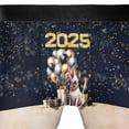 thumbnail image 4 of Happy New Year Bull Terrier Welcome 2025 Balloon Firework Party All Over Print Boxer Briefs Underwear for Men Dad Bully Dog Lovers Gifts Idea - 01014, 4 of 6
