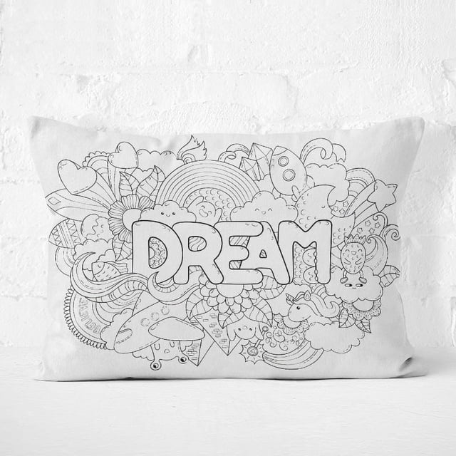 Funda de almohada para colorear para niños, almohada larga con grafiti para niños, actividad entre padres e hijos, almohada pintada a mano