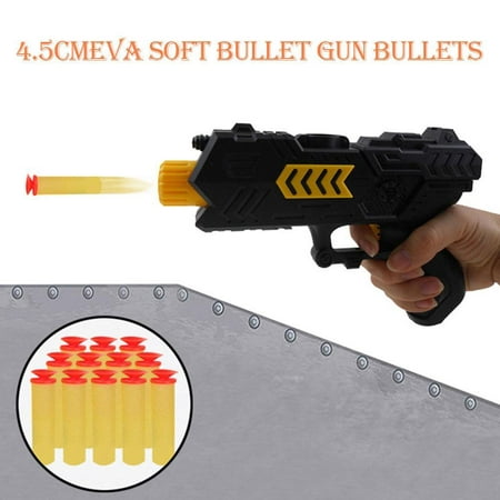 2in1 Kids Gun Toy Water Bullets 4.5cmEVA Soft Bullet L6C0 S7J4 Tool L0L0 Y4D7
