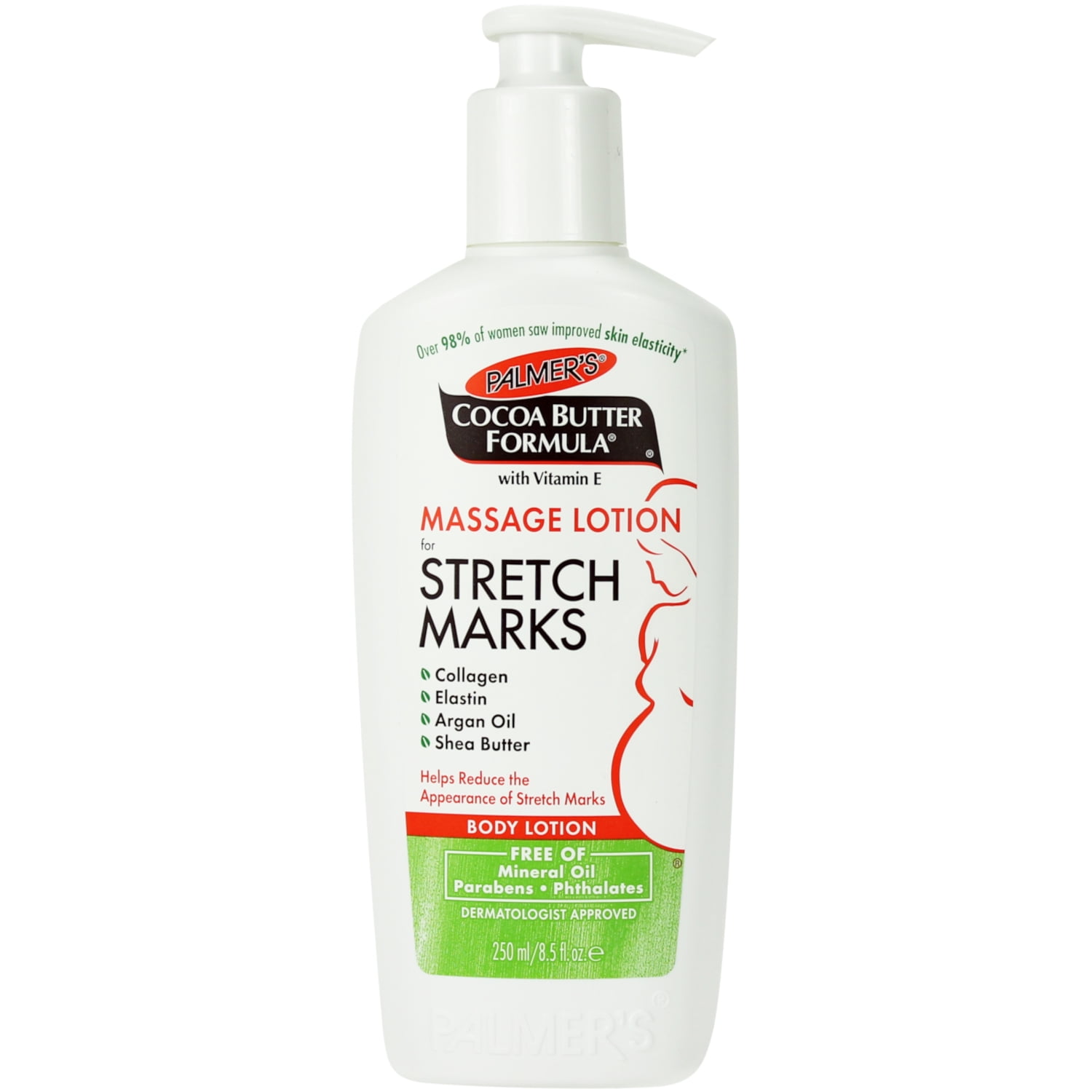 2 Pack Palmer Cocoa Butter Formula Massage Lotion for Stretch Marks 8.5 oz Pump Walmart