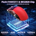 thumbnail image 3 of MAMBASNAKE Attack Shark X11SE Ratón Gaming Inalámbrico 22K DPI, 3 of 9