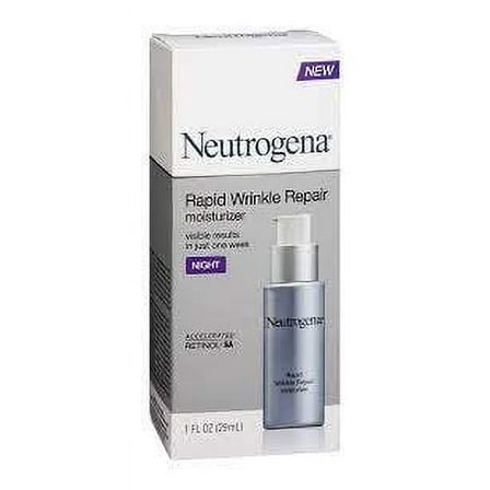 6 Pack - Neutrogena Rapid Wrinkle Repair Night Moisturizer Accelerated Retinol 1 Ounce Each