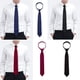 thumbnail image 1 of 3 s de Punto Sólido de Negocios Informales para Hombre, Tejida Clásica, Negro, Rojo, Azul Macarena Corbata de punto masculino, 1 of 8
