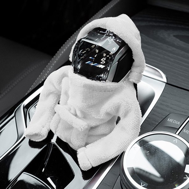 Funda Para Palanca De Cambios De Coche Con Capucha Accesorios de decoración Interior del engranaje del mango Manual creativo del mango de la sudadera con capucha del estilo del coche