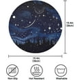 thumbnail image 4 of Starry Night Round Placemats Washable Placemats Non-Slip Heat-Resistant Table Place Mats for Dining Kitchen Holiday Party Table 15.4"-6PCS Home Decor, 4 of 7