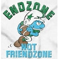 thumbnail image 2 of Smurfs Endzone not Friendzone Funny Men's Long Sleeve Tee T Shirt Brisco Brands S, 2 of 6