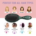 thumbnail image 7 of Dark Green Christmas Tree Pattern Hair Brush,Girls Detangling Hair Brush,Glide Through Tangles with Ease for Wet & Dry Hair,8.8"X2.8", 7 of 7