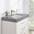 thumbnail image 6 of Leon 36" Bathroom Vanity in Fir Wood White with Reticulated Grey Composite top, 6 of 14