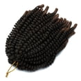 thumbnail image 4 of 8 Inch Spring Twist Hair,Synthetic Braiding Hair Extensions for Woman Girls Spring Twist Crochet Braids, Fluffy Twist Hair Ombre Crochet Braids Synthetic Braiding Hair Extensions, 4 of 6