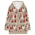 thumbnail image 4 of LOVZFMLL Cardigan pour Femmes Décontracté de Noël Imprimé Cardigan Tricoté Veste à Boutons Manteau, 4 of 6