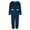 Dark Blue, variant on UVEASISHA Jogger Sets for Men 2 Piece Sweatsuits Winter Fleece Lined Crewneck Sweatshirts and Sweatpants Track Suit Set with Pockets Purple M