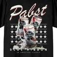 thumbnail image 2 of Pabst Blue Ribbon Patriotic Beer Men's Black Short-Sleeve Tee-XXL, 2 of 4