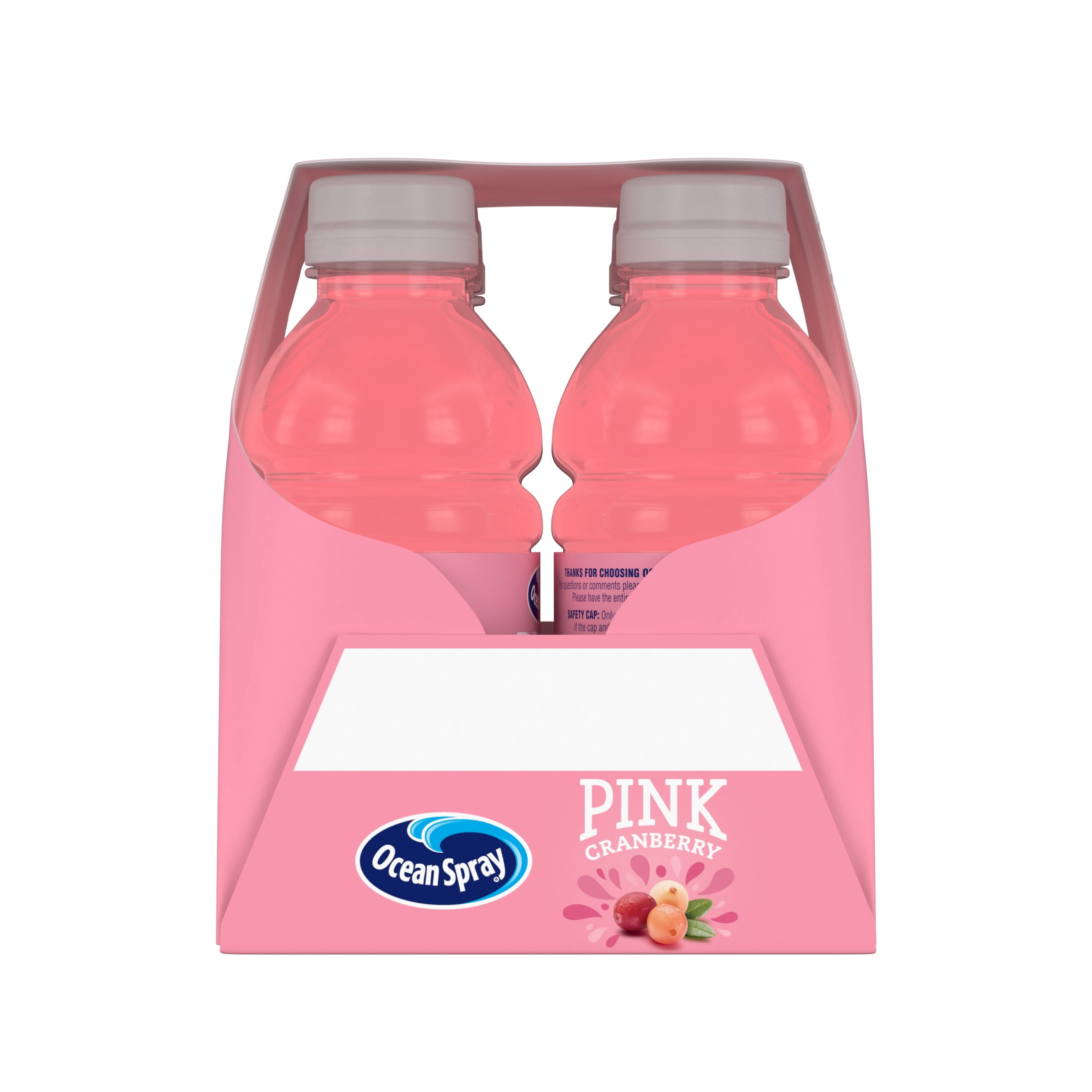 Ocean Spray(R) Pink Cranberry Juice Cocktail, 10 fl oz Bottles, 6 Count