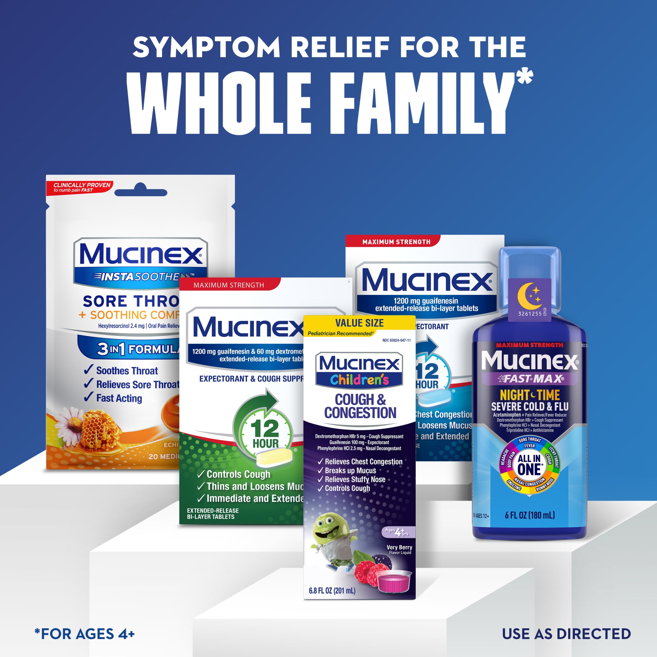 Mucinex Children's Cough & Congestion Medicine, Expectorant for Kids, Very Berry Flavor, 6.8 fl oz