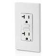 thumbnail image 2 of Leviton M22-GFNT2-03W 20 Amp White GFCI Receptacle 3 Count, 2 of 4