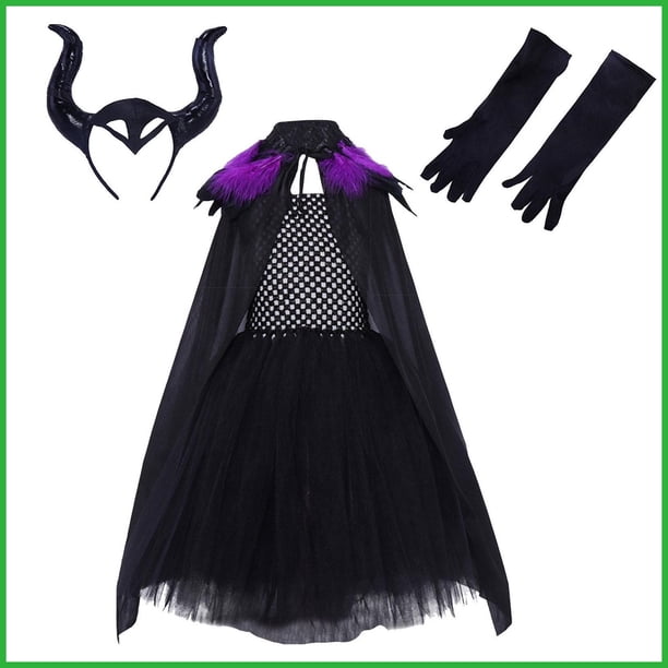 Disfraz De Bruja De Halloween Para Niñas , Vestido , Fiesta , Cosplay , Suministros De Juego De Rol greli2mx
