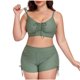 thumbnail image 1 of Conjunto de Bikini de Cintura Alta para Mujeres Deportivas Mono de Color Sólido, Mono de Surf de Corte Alto con Almohadilla de Pecho, 1 of 8