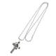 thumbnail image 3 of Crucifijo Cruz jinwen 316L Colgante de acero inoxidable Collar de parejas 24'' negro, 3 of 8