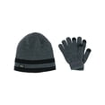 thumbnail image 1 of Polar Extreme Boy's One Size Double Stripe Hat and Texting Glove Set, 1 of 2