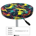 thumbnail image 4 of Pofeuu Colorful Sharks Print Round Bar Stool Covers - Super Soft and Washable Elastic Stool Cushion Slipcover Easy Clean Velvet-14 inch, 4 of 7