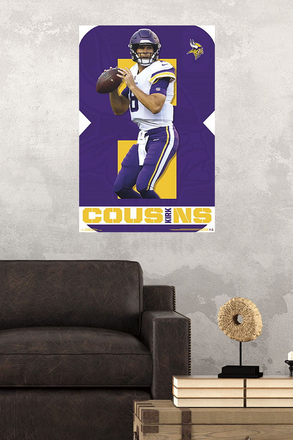 Kirk Cousins Minnesota Vikings 22'' x 34'' Player Poster  Kirk cousins,  Minnesota vikings, Minnesota vikings football