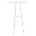 thumbnail image 5 of Sleek White Round Clothing Rack – Sturdy Steel, Space-Saving, Non-Slip Feet – Perfect for Bedrooms, Dorms, or Stores – Easy Assembly, Holds Clothes & Accessories Neatly, 4–6ft Adjustable Height, 5 of 20