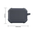 thumbnail image 5 of VONKY Earphone Silicone Case Cover Anti-shock Wireless Headphone Charging Case Shell Replacement for AirPods 3, Grey, 5 of 5