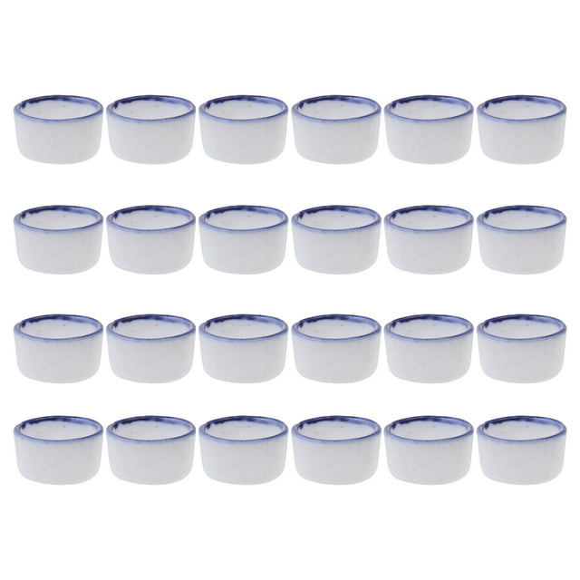 Miangastore 24pcs Mini Pet Water Bowls Reptile Water Basins Spider Water Containers
