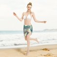 thumbnail image 5 of Kll Watercolor Turtle1 Print Women'S Sarong Coverups Short Bathing Suit Wrap Skirt Beach Wrap Swimsuit Cover Ups, 5 of 7