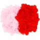 thumbnail image 1 of 1200 piezas de pétalos de rosa de seda rojo y rosa flores de rosas artificiales rosa de emulación sin sabor, 1 of 4