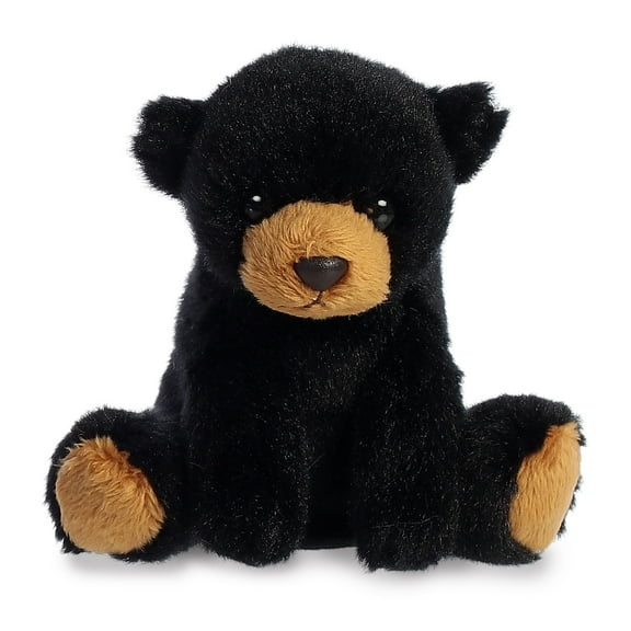 Aurora - Mini Black Shoulderkins - 3.5" Blake Bear - Adorable Stuffed Animal