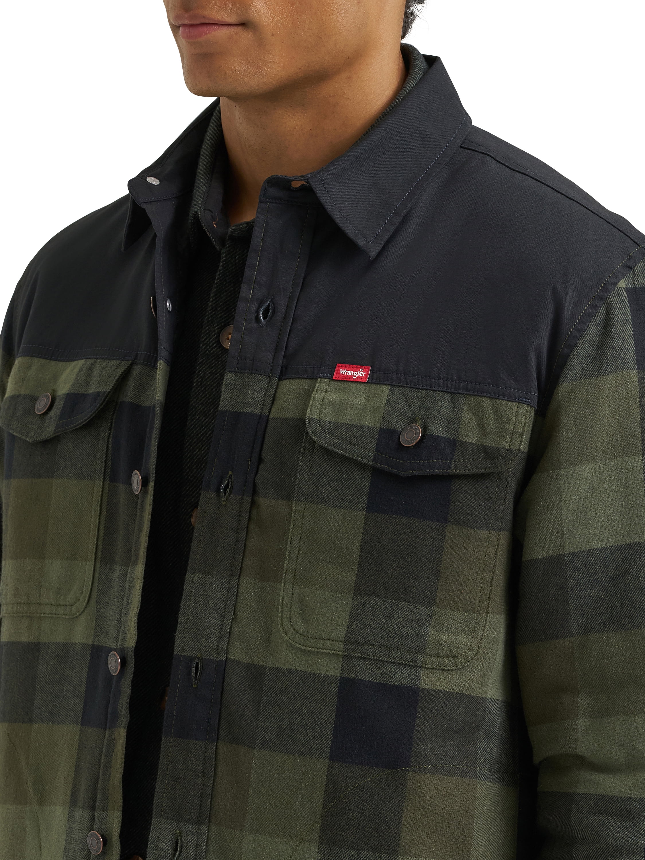 Wrangler® Men's Heavyweight Quilt-Lined Shirt Jacket