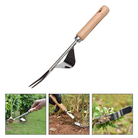 OATIPHO Garden Hand Fork Weeding Tool Iron for Gardening 1Pcs