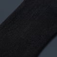 thumbnail image 4 of YEMNPIOS 6 Pairs Loose Fit Socks Non Binding Wide Calf for Men Women Plus Size Black, 4 of 6