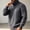 Gray, variant on Vxararl Men's Turtleneck Cable Knit Sweater, Chunky Thermal Long Sleeve Pullover Jumper Casual Fall Winter Warm Knitted Top for Daily Outdoor Wear Beige L