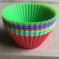 thumbnail image 4 of Moules de Cuisson de Moins de 10 Bobasndm en Silicone pour Cupcakes, Tasses de Cuisson Réutilisables en Silicone, Tasses Rondes en Silicone de Qualité Alimentaire 24 Pcs, 4 of 6
