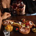 thumbnail image 5 of Tablas de aperitivos, juegos de tablas de quesos mejorados, tablas de aperitivos, tabla de quesos de madera única para servir quesos como se muestra, como se muestra, 5 of 5