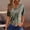 Army Green, variant on Womens Graphic T Shirts Henley Neck Buttons Shirts Short Sleeve Dressy Blouses Geometric Print Swea Clothes Tshirts Tops