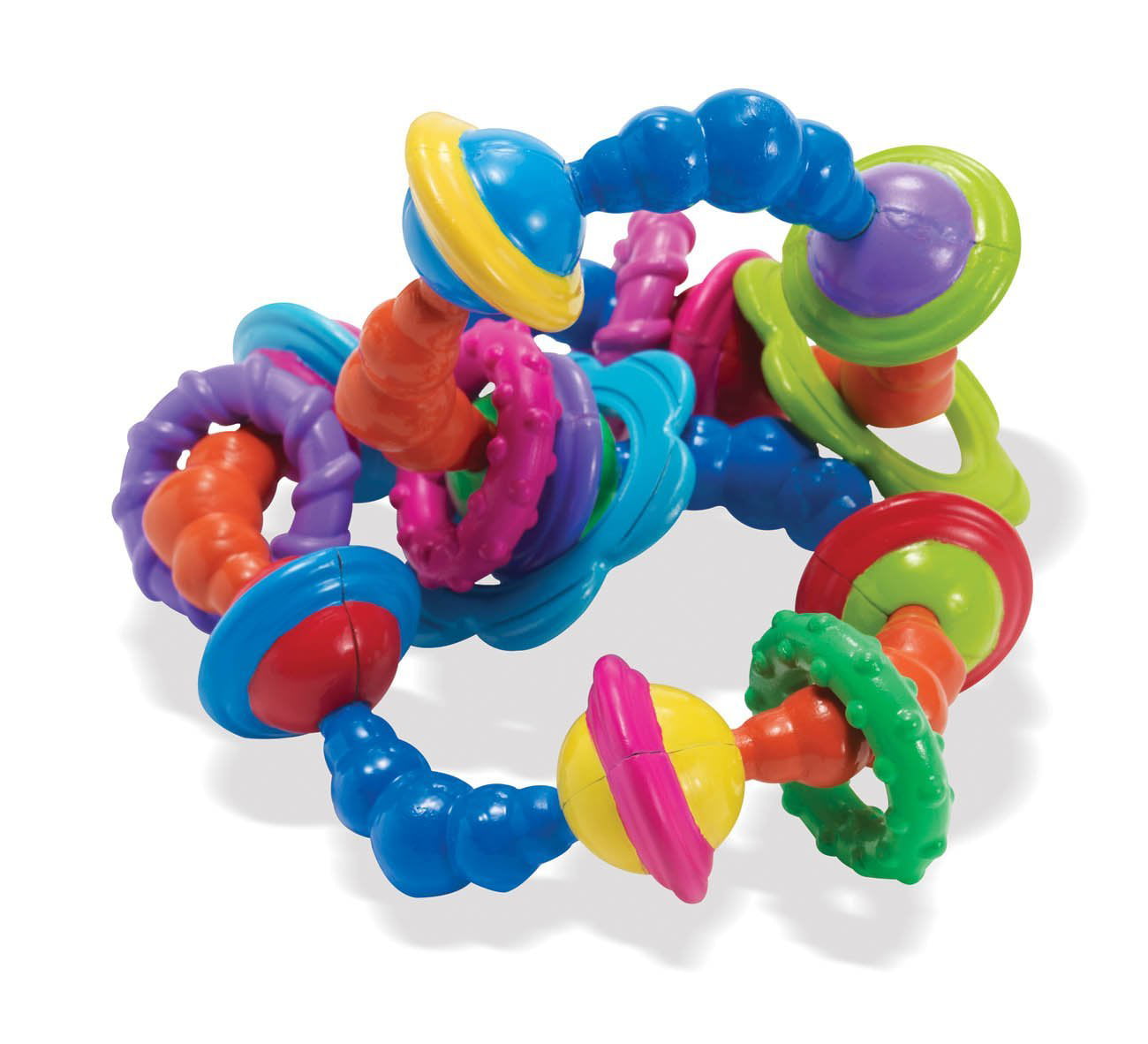 Manhattan Toy Whoozit Twist and Scout Activity Rattle and Teether 211770 