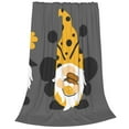 thumbnail image 2 of Fuzoiu Bee Gnome With Sunflower Print Ultra-Soft Micro Fleece Blanket,All Seasons Flannel Throw, Lightweight Blanket for Bed, Sofa, Couch, Movie Night, Camping, and Travel-50"x40", 2 of 7