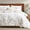 White, variant on Vintage Floral Comforter Set 100% Cotton Queen Bedding Set Green Leaf Flower Butterfly French Country Bedding 3 Pcs Extra Soft & Breathable Bed Comforter