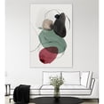 thumbnail image 3 of Giant Art 72x48 Kachi I Fine Art Giant Canvas Print in Red, 3 of 3