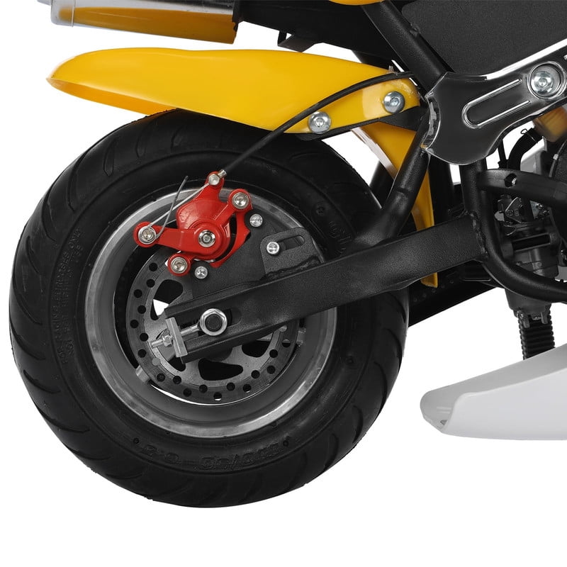 Floseru 49cc 2-Stroke Pocket Bike, Mini Motorcycle for Kids, Pocket Gas Motorbike with 1.25L Gas Tank, Pocket Rocket Motorcycle with Dual Headlights, 170 LBs Mini Pocket Bikes for Kids
