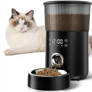 Automatic Cat Feeders with App. 6L Capacity Automatic Cat Food Dispenser with Programmable Timer, Voice Recorder. Wifi Cat Feeder Automatic. Automatic Pet Feeder for Dry Food