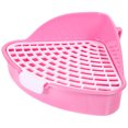 thumbnail image 1 of HORIALENCE Small Litter Pan Plastic Pink 1Pack For Guinea Pig Care, 1 of 5