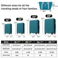 thumbnail image 2 of ACE-Travel,16"20"24"28" Expandable Hardshell(ABS) Luggages Sets and Bags with TSA Lock,Spinner Wheels,Telescopic Handle,Durable,Lightweight,Suitcase Sets(Blue), 2 of 8