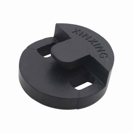 Rubber Silencer - Black Round Rubber Cello Mute Violon Cello Silencer Two Holes Mute